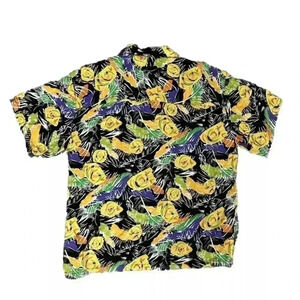 Vintage Kahala Suns Hawaiian Shirt Men's Button Up 90s Short Sleeve Size S Rayon